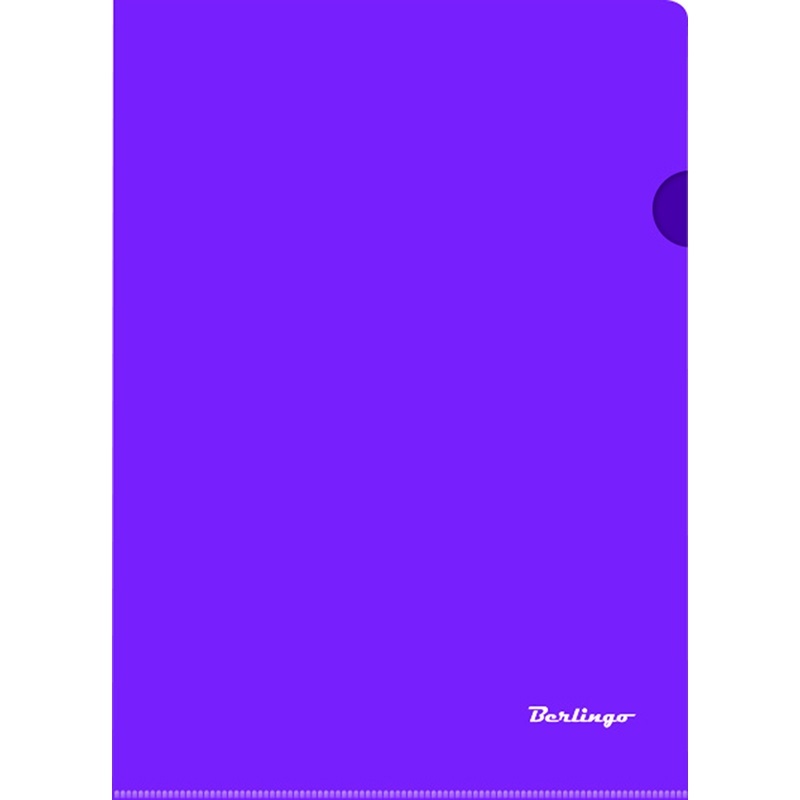 Папка - уголок А4 Berlingo фиолетовая