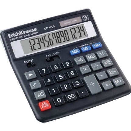Калькулятор 14-разряд.Erich Krause DC-414