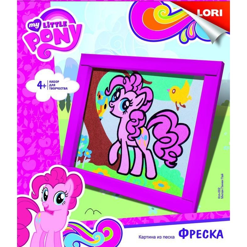 Фреска. Картина из песка Hasbro My Little Pony Милая Пинки Пай